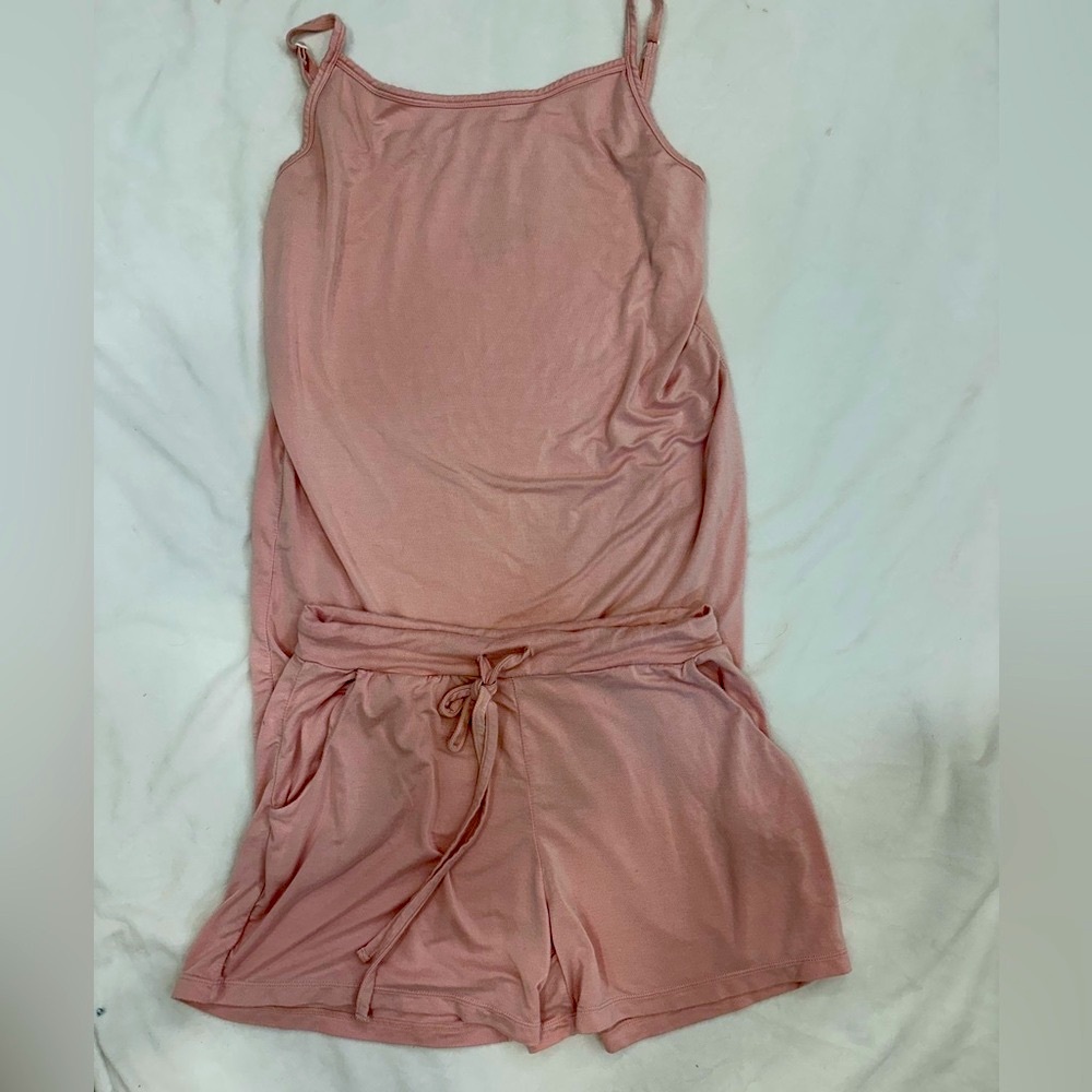 Kickee Pants Pink Sleeveless Matching Shorts Set